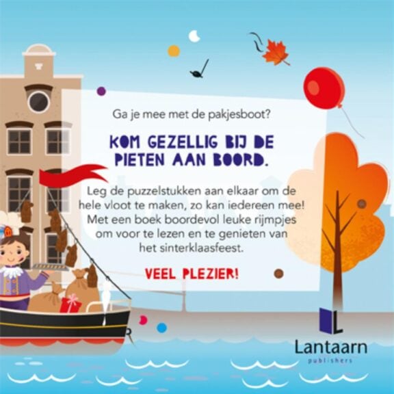 Puzzelboot Sinterklaas Sint Nicolaas Goedheiligman cadeau schoencadeau boek prenten piet ozosnel stoomboot puzzel legpuzzel creatief