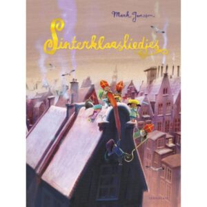 Kartonboek Sinterklaasliedjes van Lemniscaat, met bekende Sinterklaasliedjes en kleurrijke illustraties, ideaal voor jonge kinderen.