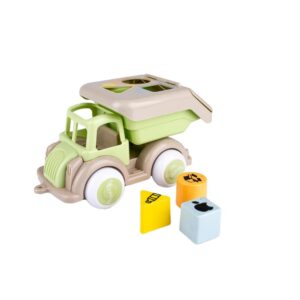 Viking toys vrachtwagen vormenstoof baby speelgoed educatief gerecycled