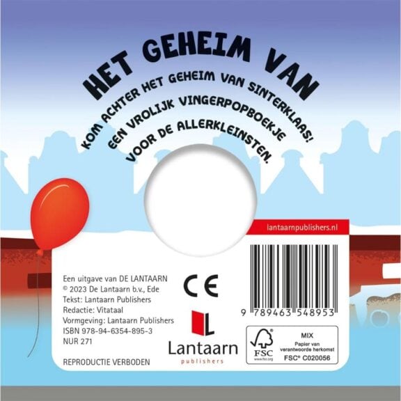 Vingerpop boekje Sinterklaas Sint Nicolaas Goedheiligman cadeau schoencadeau boek prenten piet ozosnel stoomboot