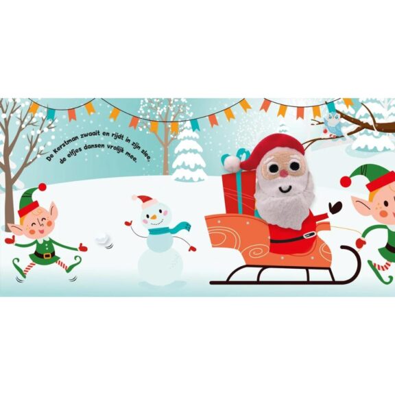 Lantaarn - Vingerpopboekje het geheim van de kerstman - Afbeelding 2