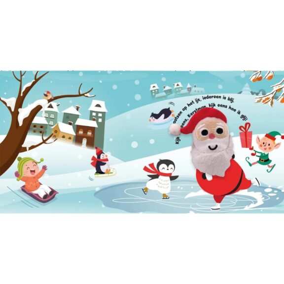 Lantaarn - Vingerpopboekje het geheim van de kerstman - Afbeelding 3