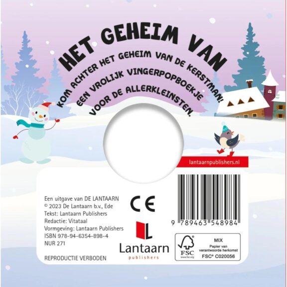 Lantaarn - Vingerpopboekje het geheim van de kerstman - Afbeelding 4