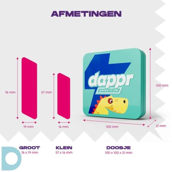 Dappr - Flexibele pleisters Dino