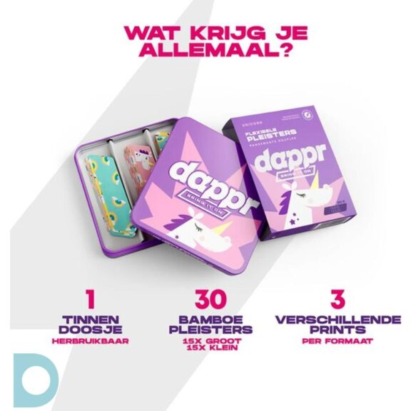 Dappr - Flexibele pleisters Unicorn - Afbeelding 5