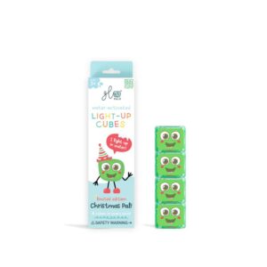 Glo Pals - Light up cubes Christmas, 4 stuks