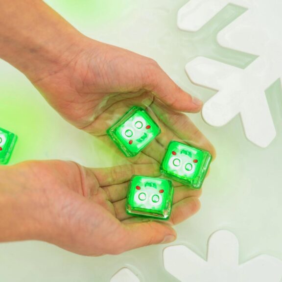 Glo Pals - Light up cubes Christmas, 4 stuks - Afbeelding 2