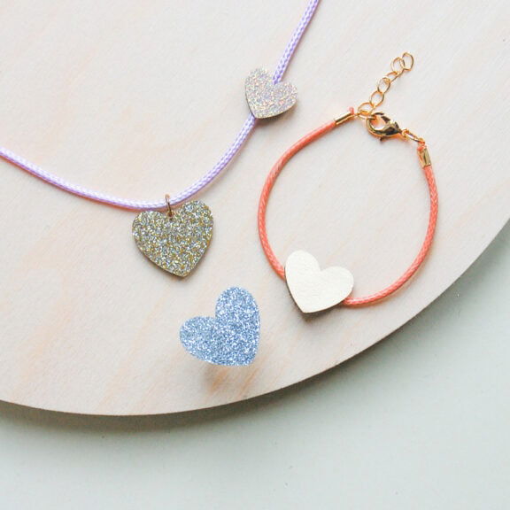 Mimi & Lula - Heart Jewellery Set - Afbeelding 3