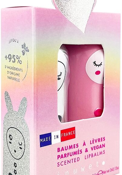 Duo van lipbalsems in zilver en roze