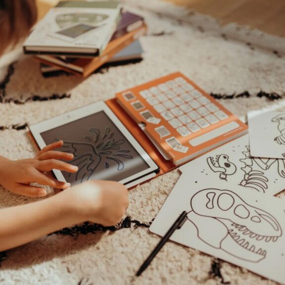 Kidywolf - Kidydraw Mini tekenbord Dino's - Afbeelding 2