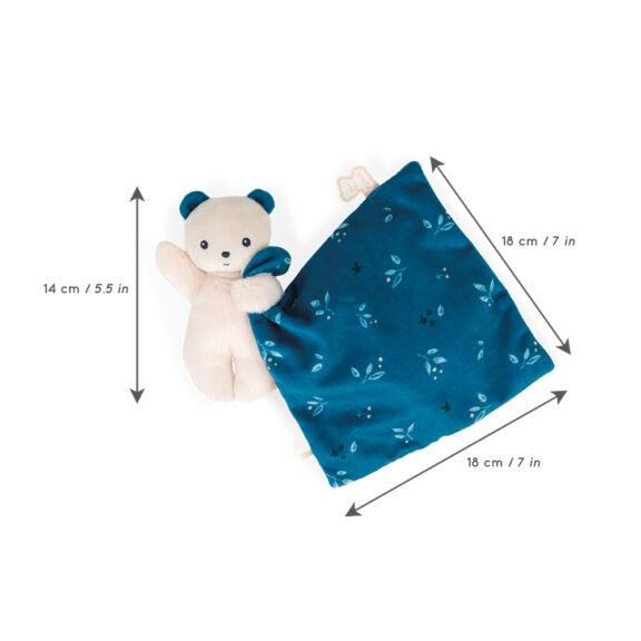 Kaloo - Knuffeldoek Beertje blauw - Afbeelding 2