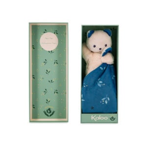 Kaloo - Knuffeldoek Beertje blauw