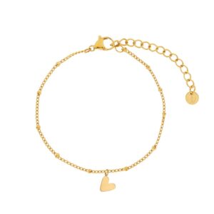 Essentialistics - Bracelet charm tilted heart