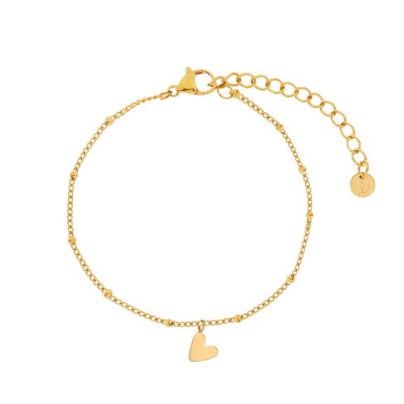 Essentialistics - Bracelet charm tilted heart