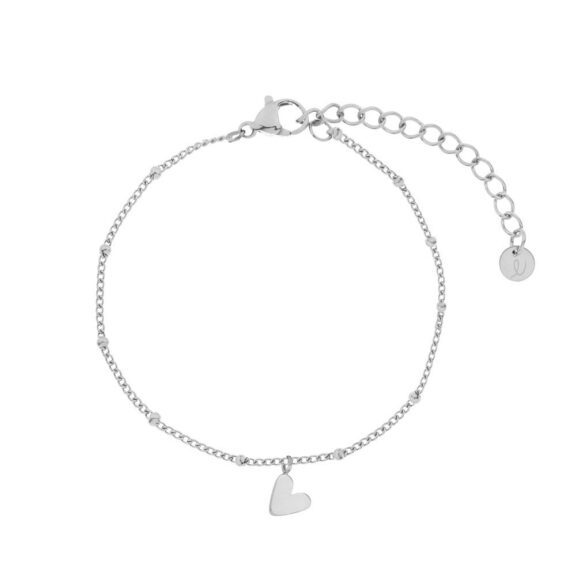 Essentialistics - Bracelet charm tilted heart - Afbeelding 3