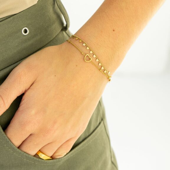 Essentialistics - Bracelet share open heart - Afbeelding 2
