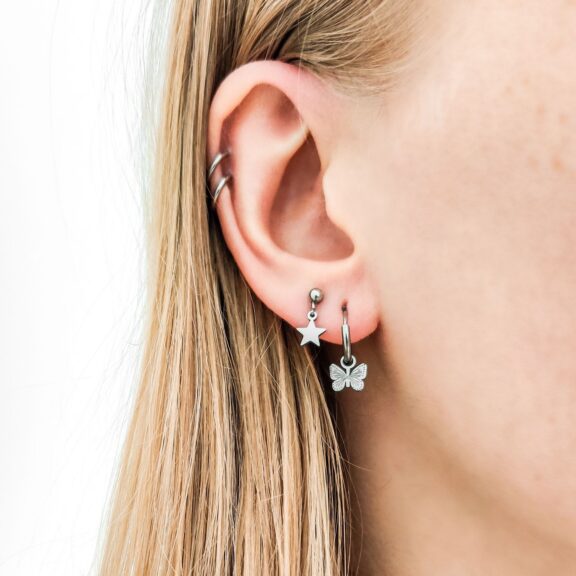 Essentialistics - Earrings small butterfly - Afbeelding 3