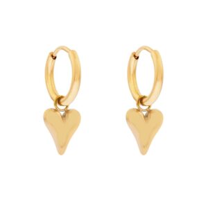 Essentialistics - Earrings small dangling heart