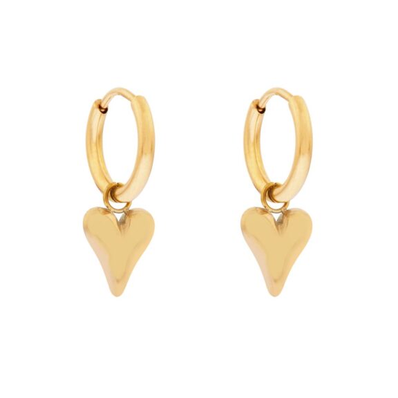 Essentialistics - Earrings small dangling heart