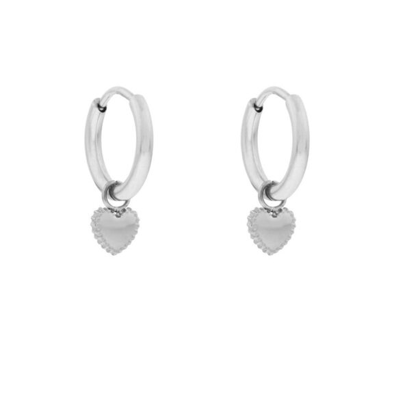 Essentialistics - Earrings small dots heart - Afbeelding 3