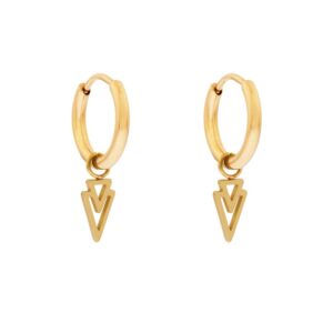 Essentialistics - Earrings small open triangles