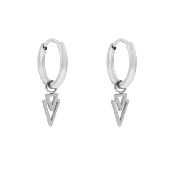 Essentialistics - Earrings small open triangles - Afbeelding 2