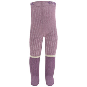 Ewers - Maillot rib dusty mauve glitter