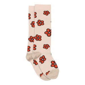 Melton - Flower knee socks
