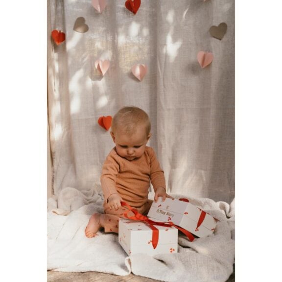A Tiny Story - Baby T-shirt Dusty Coral - Afbeelding 4