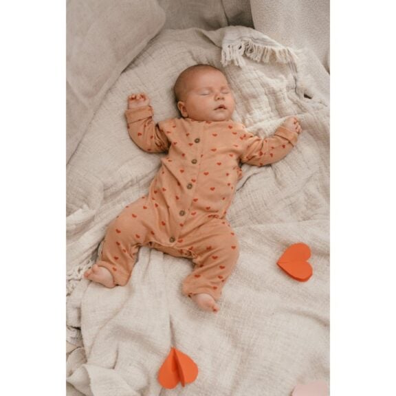 A Tiny Story - Baby suit long sleeve Hearts - Afbeelding 3