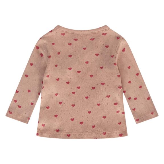 A Tiny Story - Baby t-shirt long sleeve Coral Hearts - Afbeelding 2