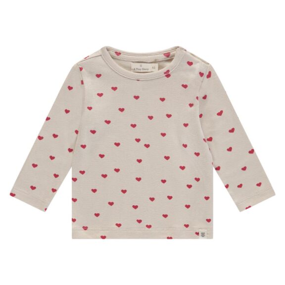 A Tiny Story - Baby t-shirt long sleeve Hearts