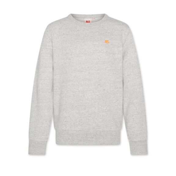 AO76 - Tom sweater logo Heather Grey