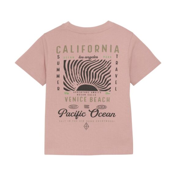 Daily7 - T-shirt Print Mauve - Afbeelding 2