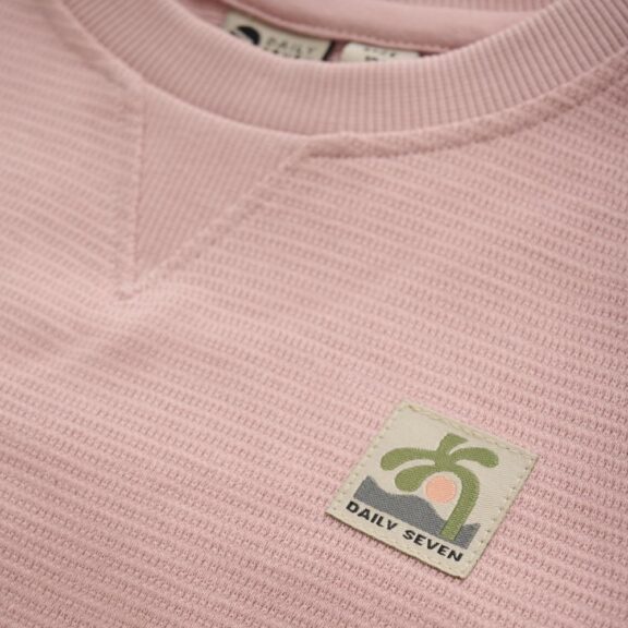 Daily7 - T-shirt Print Mauve - Afbeelding 3