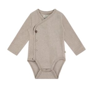 A Tiny Story - Baby romper long sleeve Oatmeal