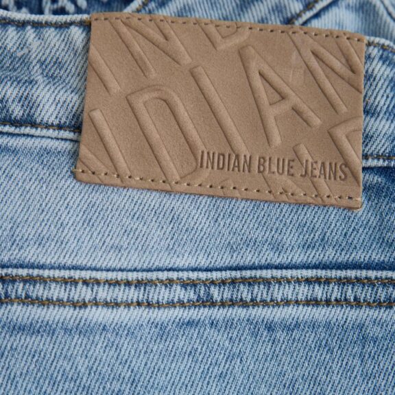 Indian Blue Jeans - Wide Straight Blue Jeans - Afbeelding 3