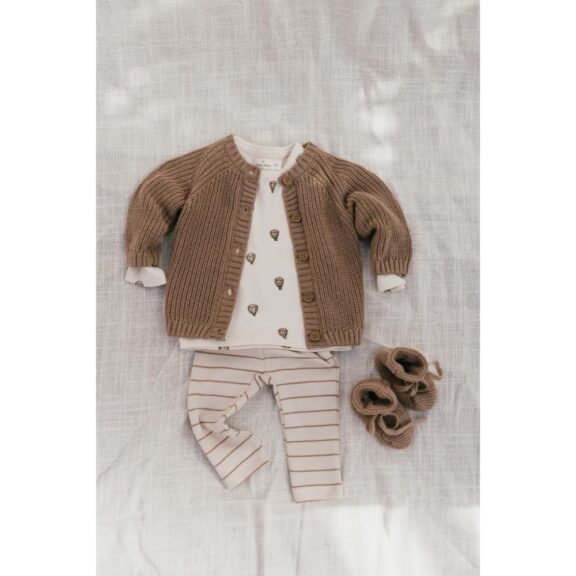A Tiny Story - Baby cardigan Caramel - Afbeelding 4