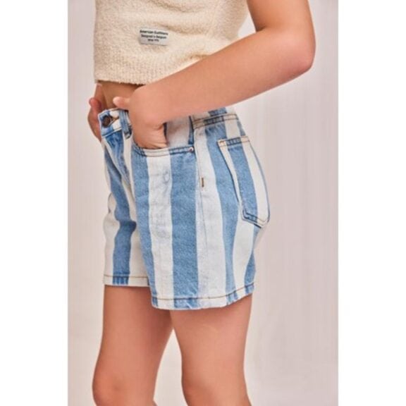 AO76 - April striped Shorts - Afbeelding 2