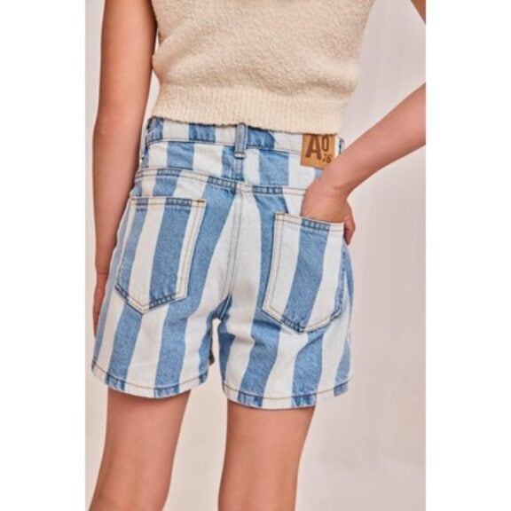 AO76 - April striped Shorts - Afbeelding 3