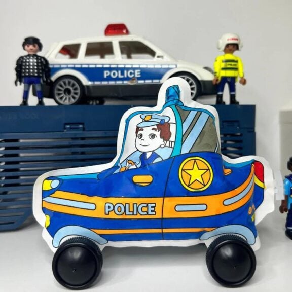 Ara Créative - Opblaasbare kleurplaten Politie & Brandweer - Afbeelding 3