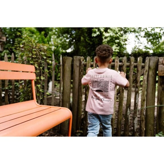 Daily7 - T-shirt Print Mauve - Afbeelding 4
