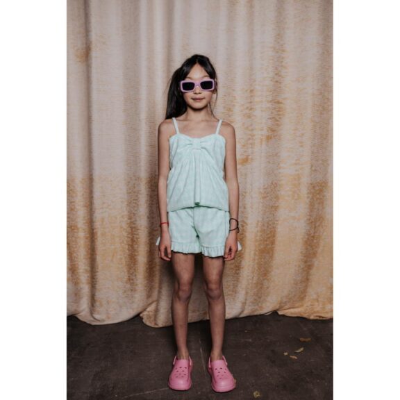 Cos I Said So - Pied-de-Poule Terry Ruffle Short - Afbeelding 2