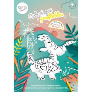 Ara Créative - Opblaasbare kleurplaten Dino's