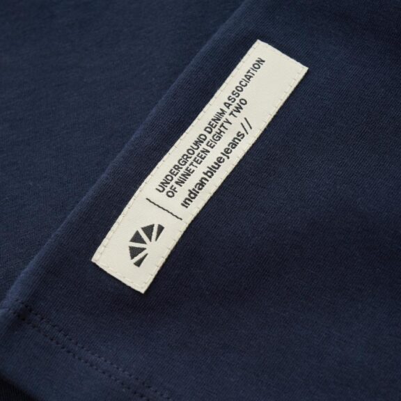 Indian Blue Jeans - T-shirt Backprint Navy - Afbeelding 3