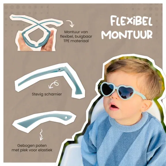 Maesy - Baby zonnebril Maes Paars - Afbeelding 4