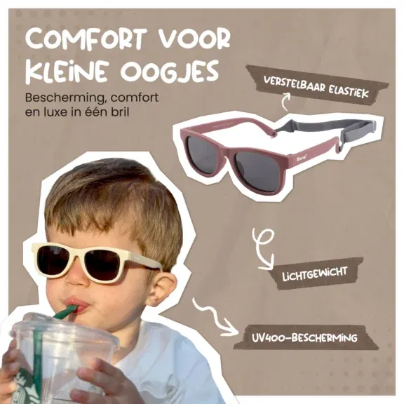 Maesy - Baby zonnebril Indi Paars - Afbeelding 2