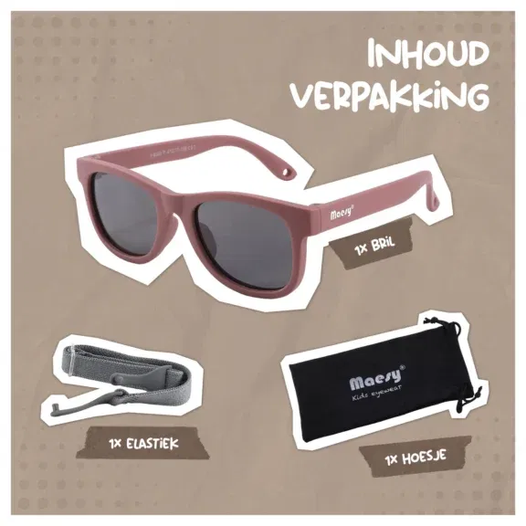 Maesy - Baby zonnebril Indi Paars - Afbeelding 6