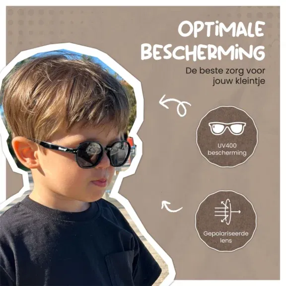 Maesy - Peuter zonnebril Yana Zwart - Afbeelding 3