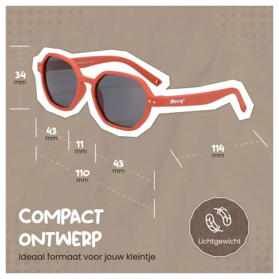 Maesy - Peuter zonnebril Yana Terracotta - Afbeelding 5